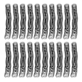 Miniatyrbilde 3 av 8: 20 stk plastspiralbindespoler 32 mm diameter 48 tenner 4:1 stigning 280 ark Kapasitet bindespiraler for dokumenter