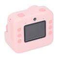 Miniatyrbillede 8 af 8: K27 Kids Instant Kamera Forreste Bageste Dobbelt Linse Selfie Video Papir Instant Print Kamera med snor Pink Uden hukommelseskort