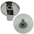 Miniatyrbild 3 av 8: 8st Spisknoppar 6mm Metall Roterande Gasspis Strömbrytare för kökshäll Byte av maskinkontroll
