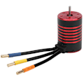Pikkukuva 8 / 8: 3650 4500KV Harjaton Moottori Metalli RC Moottorin Vaihto 1/10 RC Autoon Musta Punainen