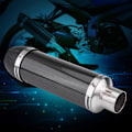 Miniatyrbilde 2 av 8: 51mm Universal Motorsykkel Modifisert Ekte Lys Karbonfiber Eksosdemper Rør med DB Killer