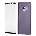 Miniatyrbilde 4 av 8: Telefon Bakre Glassdeksel Frontskjerm Glasslinse Erstatningssett for Samsung S9 G960 Lilla