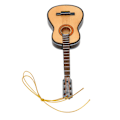 Miniatyrbilde 4 av 8: Gitar Modell Livaktig Dekorativ Treminiature Gitar Ornament for Juletre Stue Studierom