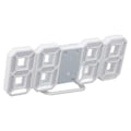 Miniatyrbild 8 av 8: 3D LED Digital klocka Tid Temperatur Display Nattljus Alarmfunktion Vit 3D Digital klocka för hemmet Vanlig version