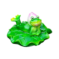 Miniatyrbillede 1 af 8: Flydende Blad Dekoration Harpiks Kunstige Blade Statue Ornament til Pool Springvand Akvarium Vand