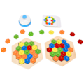 Miniatyrbild 8 av 8: Barns Vuxna Hexagonal Pussel Förälder Barn Interaktion Färgglad Brain Teaser Leksak för barn