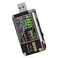 Miniatyrbilde 2 av 8: USB Voltmeter Amperemeter Fargeskjerm Digital USB Tester PD Trigger Voltmetre for industri Uten Bluetooth