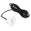 Miniatyrbilde 1 av 8: Sofa USB-laderuttak Flush Mount Installasjon Dobbel USB-laderporter Uttak for hjemmebruk Hvit