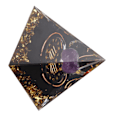 Miniatyrbild 5 av 8: 5 cm Orgonitpyramid för positiv energiläkning Kristallpyramidmeditation Orgonitpyramider Chakra Zodiac Energy Generator Jungfrun