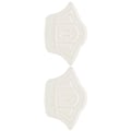 Miniatyrbild 4 av 8: Självhäftande hälgrepp Foder Halkfri sko Hälkuddar Fotvårdsskydd Protector Grips Foder (Vit)