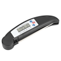 Miniatyrbillede 4 af 8: Foldbar Vandafvisende LCD Digital BBQ Grill Termometer Køkken Madlavning Madtermometer Sort