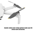 Miniatyrbillede 8 af 8: 2 Par RC Drone 4726F Propeller Udskiftning Støjreduktion Passer til DJI Mavic Mini (Guld + Sort)