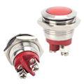 Miniatyrbillede 5 af 8: 0,6 tommer LED-indikator Lyssignal Lys Flamskyttet base IP66 Vandafvisende Universal (rød)