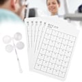 Miniatyrbillede 5 af 8: Optisk flipper justerbar optometri plastikflip 6 stk med visuelt kort Optisk instrument ± 200 grader