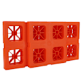 Miniatyrbilde 2 av 8: 5 stk utjevningsblokker Kit Interlocking Lift AntiSlip-puter med stropp for RV Campers Trailer