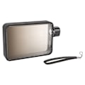 Miniatyrbild 4 av 8: 300ml platt vattenflaska A5 slimmad vattenflaska för utomhussport Camping gym Fitness Gradient Svart