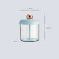 Miniatyrbild 2 av 5: Face Foam Maker Portable Cleansing Foaming Cup Återanvändbar Whip Bubble Maker för resor Blåguld