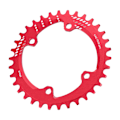 Miniatyrbilde 2 av 8: BCD 96MM smal bred kjedeplate Enkel kjedeplate for M6000 M7000 M8000 (Rød 34T)