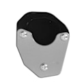 Miniatyrbillede 3 af 8: Motorcykel Støttefodsplade Udvidelse CNC Aluminium Legering Udskiftning til Trident 660 2021‑2022 Grå