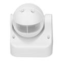 Miniatyrbillede 7 af 8: Bevægelsessensor Detektorbryder Vandafvisende Intelligent Strålingsfri ABS-hus Infrarød PIR-bevægelsessensor AC110‑240V Hvid