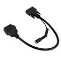 Miniatyrbillede 8 af 8: OBD I Adapterboks Switch Kabling 16-polet Han til 15-polet Hun Bluetooth Konverteringskabel Udskiftning til Launch X431