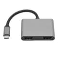 Miniatyrbillede 1 af 8: TypeC til High Definition Multimedia Interface Hub 2i1 Dockingstation 4K Konverter Adapter