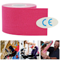 Miniatyrbilde 6 av 8: 5cm*5m Bomullsstrapping for Muskelskader Elastisk Lim Sport Tape Rosa