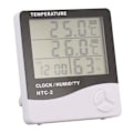Miniatyrbillede 4 af 8: Indendørs Udendørs Termometer Høj Præcision Digital Hygrometer Stor Skærm Display Temperatur Luftfugtighedsmåler