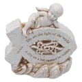 Miniatyrbild 2 av 8: Julkrubba Figurin Vacker Prydnad Premium Resin Perfekt Gåva Robust Hållbar Ängelstaty för Hemmakontor