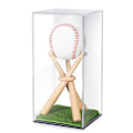 Miniatyrbild 1 av 5: 360° Basebollhållare Fodral Present Basebollsamling Baseboll