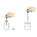 Miniatyrbild 2 av 5: 2st Glas Scale Line Dropper Pipett Dropping Pipet Pipettors 2pcs