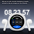 Miniatyrbild 5 av 5: ABS AI Tolkningsapp Bluetooth Hörlurar För Flerspråkighet pink