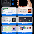 Miniatyrbild 4 av 5: 2-i-1 Trådlös Android Auto Car Play Box Adapter Adapter Kabelansluten