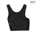 Miniatyrbild 1 av 2: 3st Bröstbindare Underkläder Linnen Sidokrok Bustier XXL 3pcs