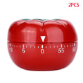 Miniatyrbild 1 av 8: 2st Kökstimer Tomatform Väckarklocka Matlagningstidverktyg 2pcs