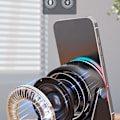 Miniatyrbild 3 av 5: Färgskiftande LED-ljus Högtalarställ – Förstärk Smartphone