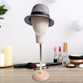 Miniatyrbild 3 av 5: Hatt Display Stativ Mannequin Head modell för hemmabruk Torkning kvinnor
