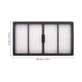Miniatyrbillede 4 af 5: Reservefilter til S-serien S9 9150 S9+ Plus 9550 Robotstøvsuger, 8 x HEPA-filter