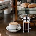 Miniatyrbild 5 av 5: Fransk Press Kaffebryggare (350 ml), Pressystem, Värmebeständig Tjock Borosilikatglas, Hållbar