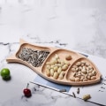 Miniatyrbild 4 av 5: Helträds oregelbunden oval fruktfat i massivt trä - D