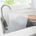 Pikkukuva 5 / 5: Silikonimatto Keittiön Kaappeihin, Vedenpitämätön Työtasonsuojus, Harmaa + Läpinäkyvä