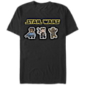 Pikkukuva 1 / 5: 8-Bit Lando Han Chewie T-paita Tähtien sota -aiheisella kuviolla M