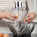 Miniatyrbillede 5 af 5: Rustfrit Stål 6 Tråds Piskeris 4,5 Qt Til KitchenAid Stand Mixer K45ww Ksm90 K45