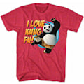 Miniatyrbilde 1 av 5: Kung Fu Panda Kjærlighet Kung Fu T-skjorte M