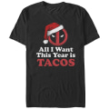 Miniatyrbillede 1 af 5: Deadpool Jule-Tacos T-Shirt Ny XXL