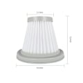 Miniatyrbillede 4 af 4: 8 stk HEPA-filter udskiftning til Delmar Dx118c Dx128c trådløs håndholdt støvsuger reservedele