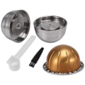 Miniatyrbillede 4 af 5: Kompatibel med Vertuo Next rustfrit stål kapsel VertuoLine genanvendelig kaffefilter, B