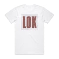 Miniatyrbild 1 av 5: LOK Naken Blstrad Och Skitsur Albumomslag T-shirt Vit XL