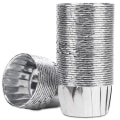 Miniatyrbillede 3 af 5: 100 stk. Folie Cupcake Kopper Engangs Muffinsforme Bagekopper Cupcake Starter Holder Kopper