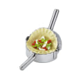 Miniatyrbilde 4 av 5: Kjøkkenutstyr i rustfritt stål for empanadas, ravioli, dumplings, innpakningspapir, bakverk, deig, kutte i biter